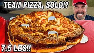 Vizzy's 14-Inch "Vizz-A-Nater" Solo Deep Dish Pizza Challenge