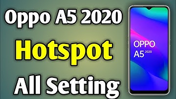Oppo A5 2020 Hotspot Setting | Oppo A5 2020 Me Hotspot Kaise Chalu Kare