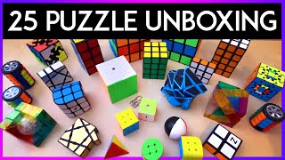 25 PUZZLE MASSIVE UNBOXING!