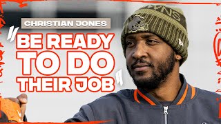 Christian Jones Press Conference: "Be ready to do their job"