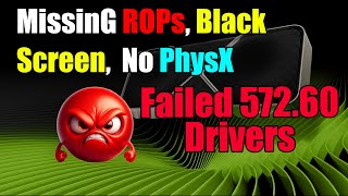 TechQuickie | Nvidia Missing ROPs, Black Screen Issue &amp; Solution and PhysX Removal