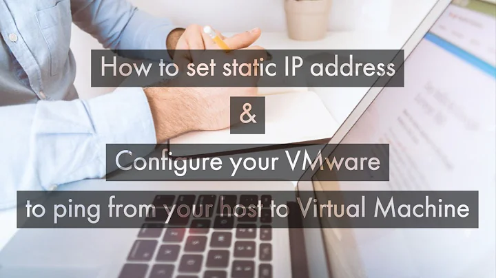 How to setup Static IP address in VMware that's running windows server 2012 in VMware.