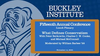 Annual Conference 2025 I Lunch Plenary What Defines Conservatism