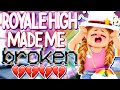 ROBLOX Royale high made me broken… (to pieces) 💔😭