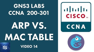 The Difference Between ARP and the MAC Table - Video 14 GNS3 Labs for CCNA