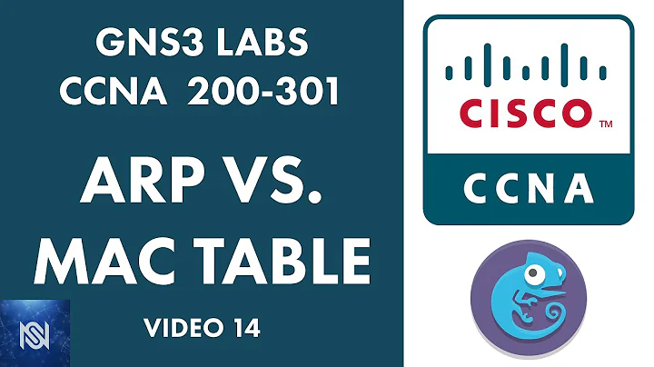 The Difference Between ARP and the MAC Table - Video 14 GNS3 Labs for CCNA