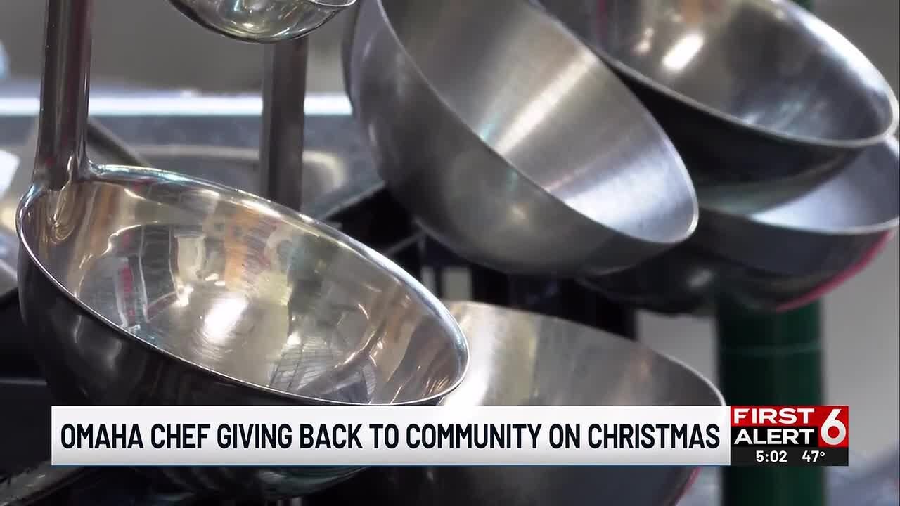 Chef serves Omaha’s Stephen Center for 14 years; cooks special meal for Christmas