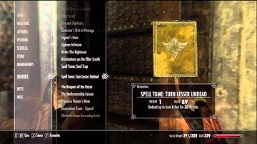 Skyrim Oghma Infinium Infinite EXP Bookshelf Exploit PC/PS3/360