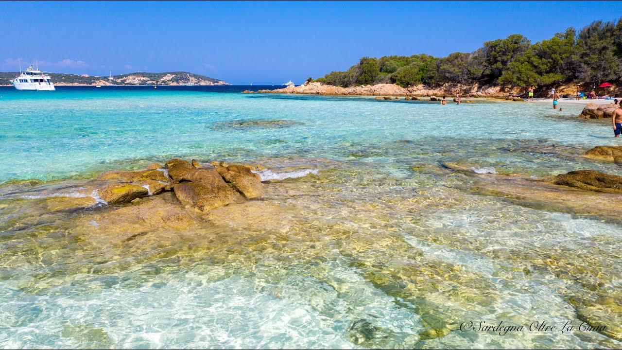 Spiaggia Grande Pevero Porto Cervo [ 4K ] Sardegna World Mare 🇮🇹 by drone