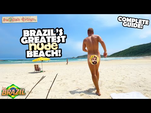 BEST NUDE BEACH IN BRAZIL! | Travel guide: most scenic and private naked beach 🇧🇷