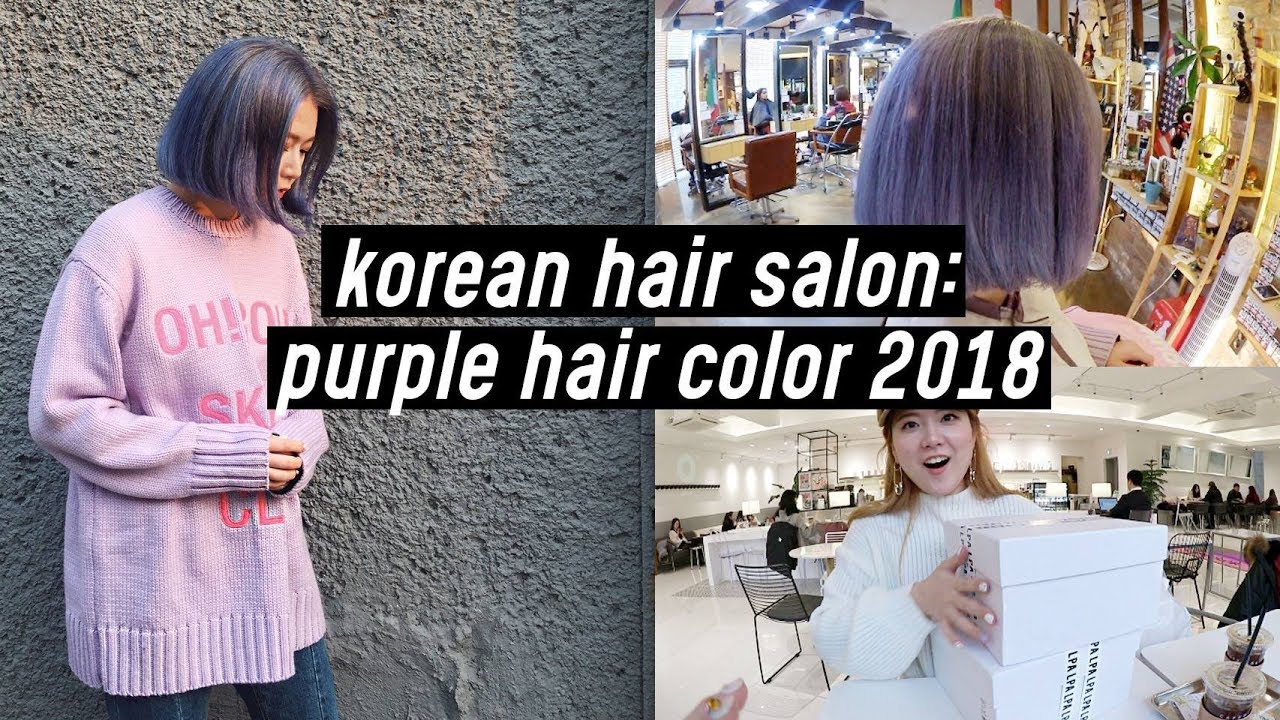 Korean Salon Purple Hair Dye Bleach New Bags Haul for Korean Salon Purple Hair Dye Bleach New Bags Haul for