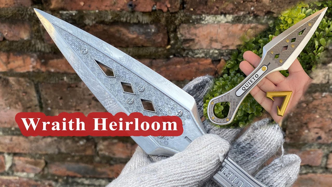 Wraith Metal Works Making a Metal Wraith Heirloom\ Wraith Kunai Project - YouTube