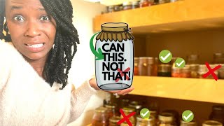 What I Will (and WON'T) Can Again | Canning Pantry 2022 | A Peak at my Canning Pantry