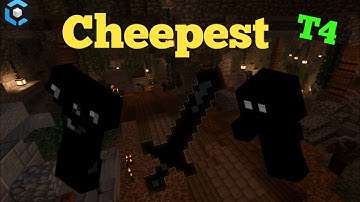 Most Cheepest Set to kill T4 zombie slayer in Craftersmc| Craftersmc Skyblock
