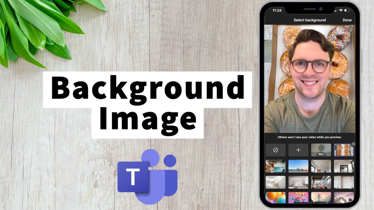 Set a Microsoft Teams Background Image on Your Mobile Phone - YouTube