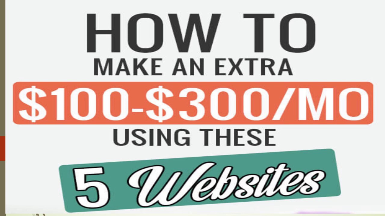 Top 5 Trusted Websites to Make Money Online [100% Working] - YouTube