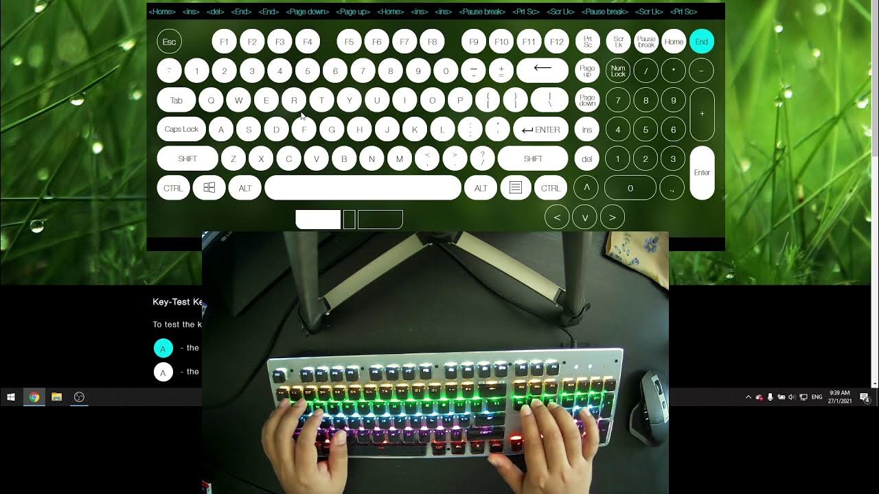 Gaming freak mxgt7 mechanical keyboard test youtube