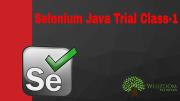 Selenium Trial Class Day 1