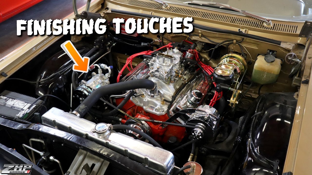 Finishing the 62 Impala AC & First FIRE UP! - YouTube