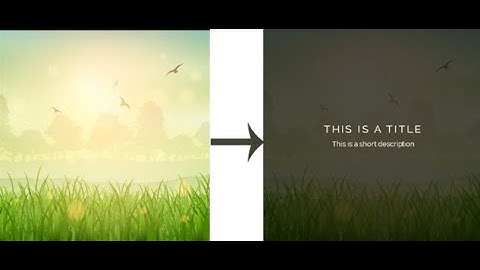 How to create image overlay hover effect using HTML and CSS fast tutorial