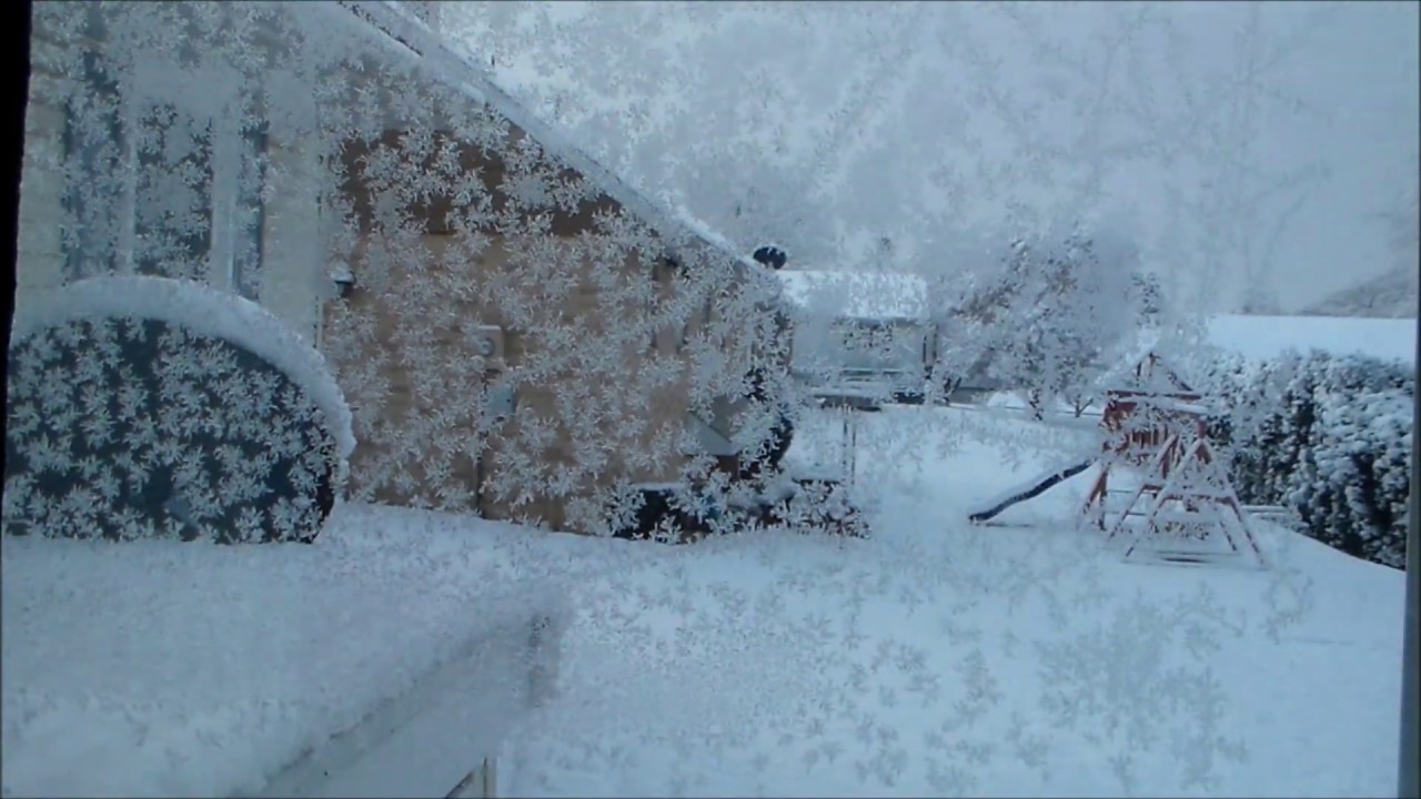 Snow Fall Too Snow Melt Time Lapse 1/ 7/ 2020 Too 1/ 10/ 2020 - YouTube