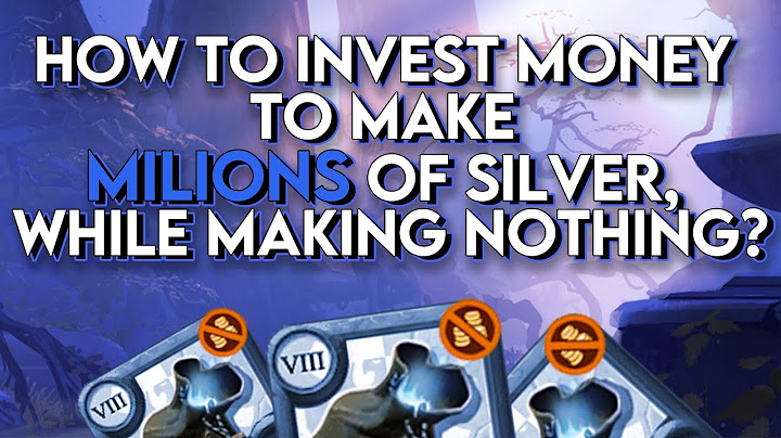 HOW TO INVEST SILVER TO MAKE MILLIONS? | Guide | Albion Online