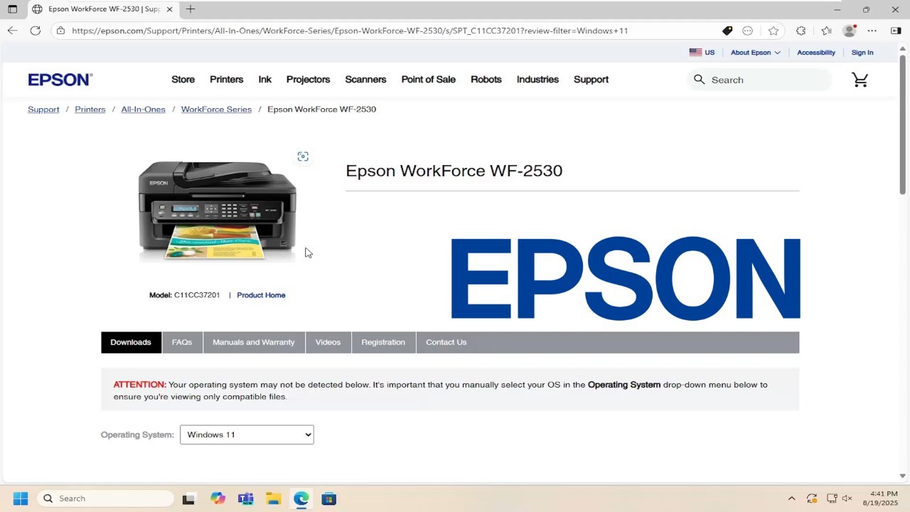 How To Install and Setup Epson WorkForce WF-2530 Printer [Guide]