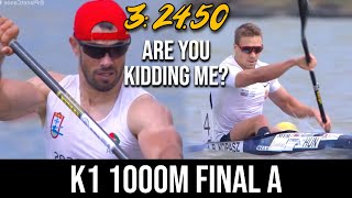 K1 Men 1000M Final A Canoe-Kayak Sprint World Cup Szeged 2024
