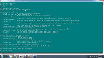 How to Debug java program from command line tool JDB
