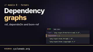 Dependency graphs in an SBOM: CycloneDX dependsOn, SPDX and the CRA