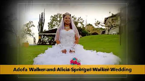 Adofa Walker and Alicia Springer Walker Wedding Pics