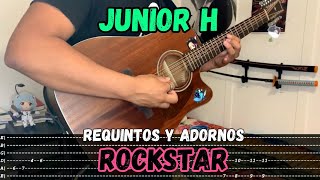 [TABS] Rockstar / Junior H - Tutorial - REQUINTOS - ADORNOS - Guitarra