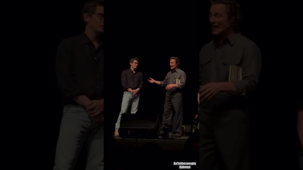 YouTubeでMatthew McConaughey introducing JOHN MAYER for 'Poems And Prayers' Revival Book Tourを視聴 YouTubeでMatthew McConaughey introducing JOHN MAYER for 'Poems And Prayers' Revival Book Tourを視聴