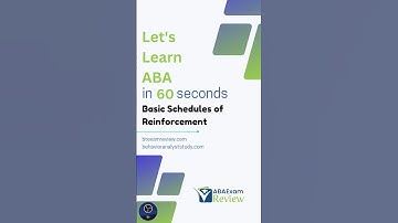 Basic Reinforcement Schedule - Let