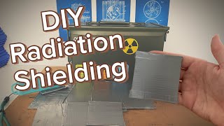 DIY lead radiation shielding cheap and easy 