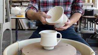 632. Hsin-Chuen Lin Class Demo Project 4~Throwing a Pour Over Coffee Dripper 林新春 滴漏式手沖咖啡瀘杯拉坯示範