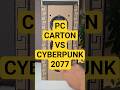 PC de CARTON vs Cyberpunk2077 - cine castiga? #cyberpunk2077 #gpu #budget