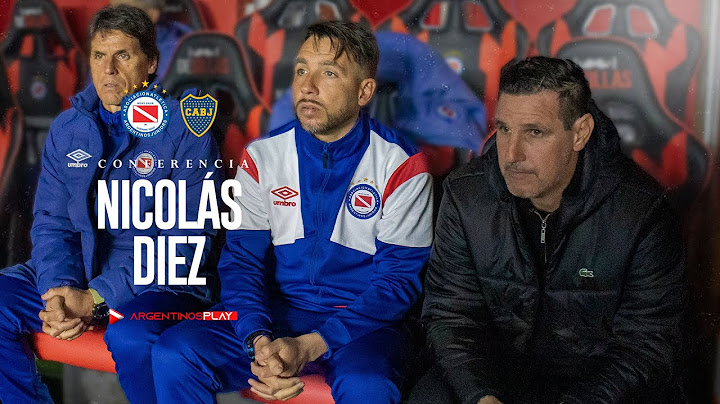 Conferencia de Prensa Nicolás Diez vs Boca Jrs.