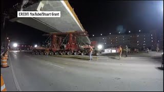 Information Time lapse of FIU bridge installation News