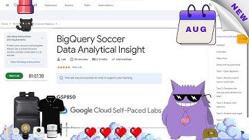 BigQuery Soccer Data Analytical Insight| #2025 | #GSP850 |#qwiklabs |Solution