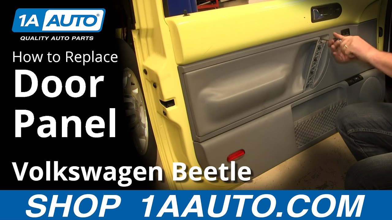 Volkswagen Beetle Door Panel repair and replacement. - YouTube