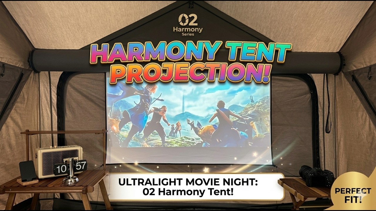 02 Harmony テント専用プロジェクタースクリーン Projection Screen