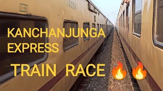 TRAIN RACE || KANCHANJUNGA EXPRESS VS HOOL EXPRESS || INDIAN RAILWAYS #kanchanjungaexpress