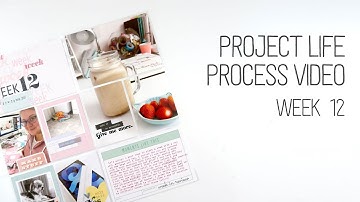 Project Life 2021 Process Video // Week 12 // Citrus Twist