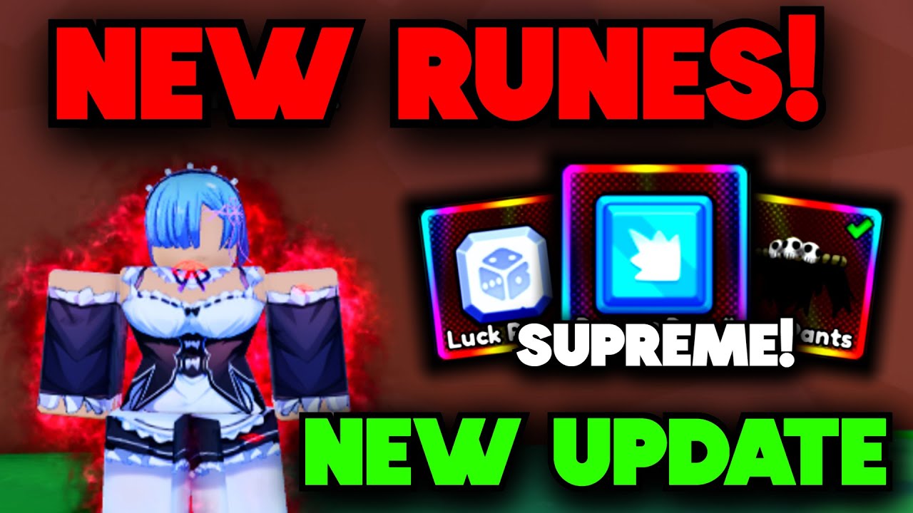 I Obtained SUPREME RUNES in Anime Eternal’s NEW UPDATE! (Overpowered)