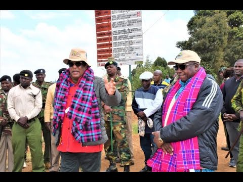 CS Environment Forestry Keriako Tobiko Inspects Maasai Mau Electric Fence
