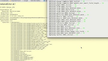 relation django site does not exist