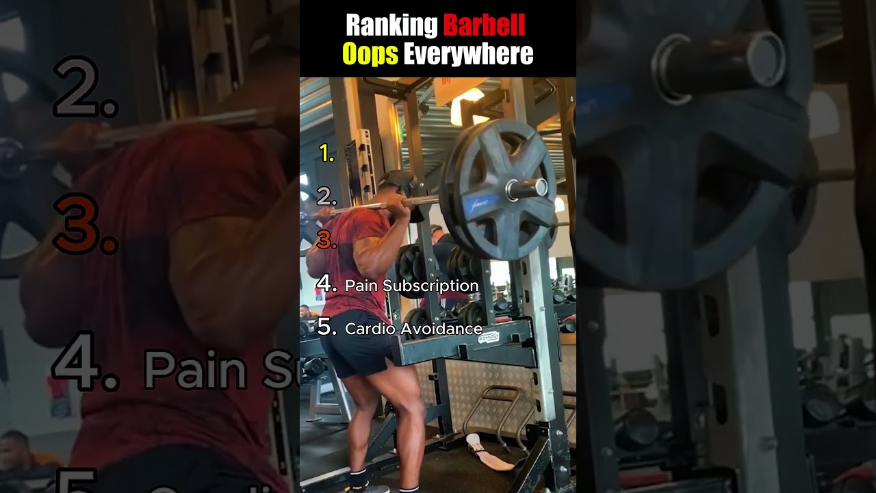 Top 5 Barbell Oops Moments Everywhere 😂🏋️ || 
