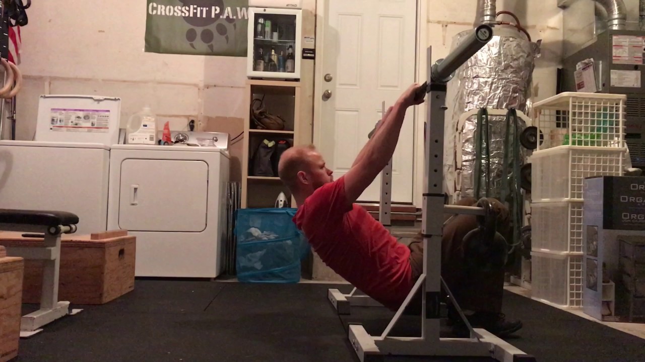 Bar Muscle Up Floor Drill at CrossFit Tigard