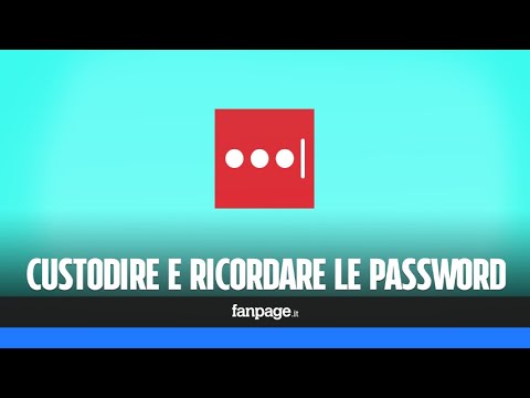 Video: Come Ricordare Login E Password